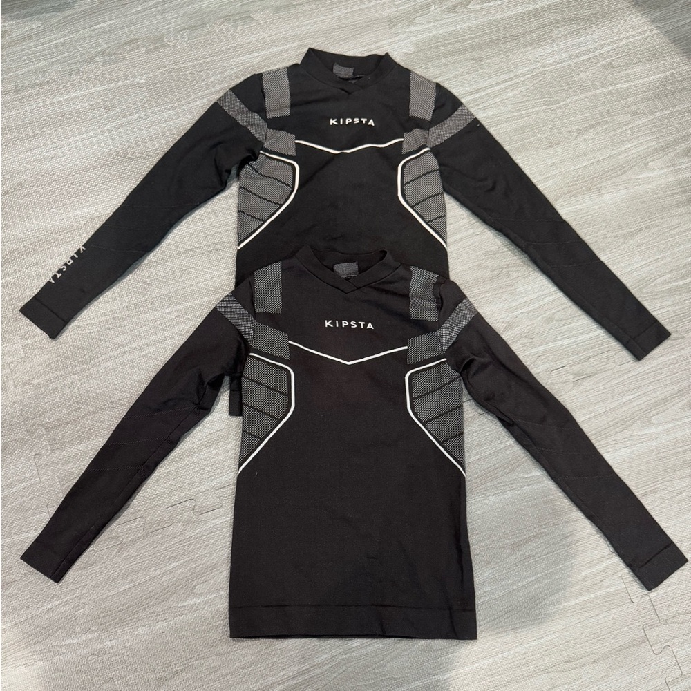 2 kids base-layer tops size 5/6
